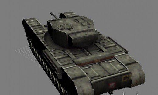 高清军事坦克3D模型