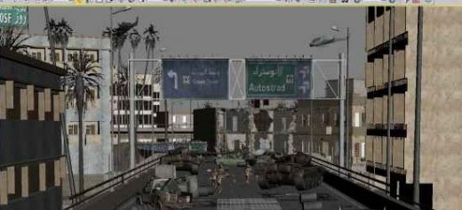 威震人心！完整版使命召唤4:现代战争场景3D模型